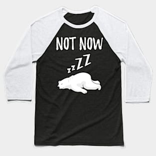 Not Now Bear Baseball T-Shirt